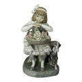 Niña con flores